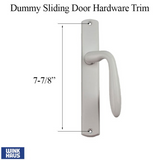 Botticelli Inactive / Dummy 1.75 Sliding Door Hardware Trim