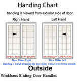 Miami Sliding Patio Door Handle - Keyed Active, Left Hand