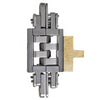AGB 3D Adjustable Concealed Hinge - Hold Open Function, Stainless Steel