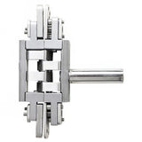 AGB 3D Adjustable Concealed Hinge - 80kg Self-Close Function, Stainless Steel