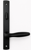 TRUTH SENTRY LOCK HANDLE SET, CLASSIC, PAINTED OVER ZINC, BLACK - 97454040