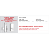 Emtek EMP8467 Modern Deadbolt - Brass - Single Cylinder - EMPowered Upgrade