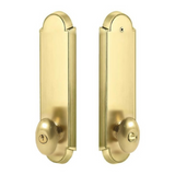 Emtek 5358 Annapolis Single Point Lockset - Brass Tubular - Dummy, Pair