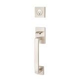 Emtek EMP4820 Baden Single Cylinder Entrance Handleset - Brass Tubular - EMPowered Upgrade