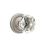 Emtek 8051 GLASS - Knobsets With Rope Rosette Dummy, Pair
