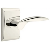 Emtek 5211 MODERN DESIGNER BRASS LEVERSETS With Neos Rosette Privacy Set