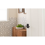 Emtek 8161 Select Brass Lever Handle With Stem And Wilshire Rosette Passage Set