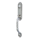 Emtek 460121 Monolithic with San Carlos Grip Entrance Handleset - Wrought Steel Tubular - Dummy