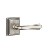 Emtek 8261 DESIGNER BRASS - LEVERSETS With Wilshire Rosette Privacy Set