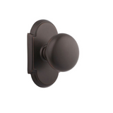 Emtek 8058 CLASSIC BRASS - Knobsets With #8 Rosette Dummy, Pair