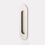 Emtek 2212 Narrow Oval Brass Flush Pulls (2" x 7-1/4")