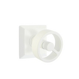 Emtek 8531 STUDIO BRASS - KNOBSETS With Quincy Rosette Dummy, Pair