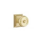 Emtek 8561 CLASSIC BRASS - Knobsets With Wilshire Rosette Dummy, Pair