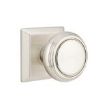 Emtek 8231 CLASSIC BRASS - Knobsets With Quincy Rosette Privacy Set