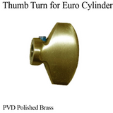 THUMB TURN, EURO CYLINDER, EMTEK - CHOOSE COLOR