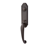 Emtek 472222 Octagon Entrance Handleset - Lost Wax Cast Bronze Tubular - Double Cylinder