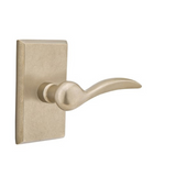 Emtek 7104 SANDCAST BRONZE - LEVERSETS With #3 Rosette Passage Set