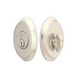 Emtek 8458 Saratoga Deadbolt - Brass - Single Cylinder