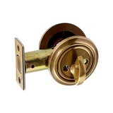 Emtek 8455 Low Profile Deadbolt - Classic Brass - Single Cylinder