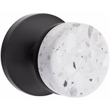 Emtek 5209 Select Brass Knob With Conical Stem And Disk Rosette Privacy Set