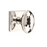 Emtek 5110 MODERN DESIGNER BRASS KNOBSETS With Square Rosette Passage Set