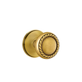 Emtek 8510 DESIGNER BRASS - Knobsets With Watford Rosette Dummy, Pair