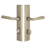 Emtek 5444 STRETTO Narrow Trim Lockset, 1-1/2" x 11" Rectangular Keyed, Brass Tubular, Single Cylinder