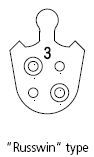 Mul T Lock Cam for Mortise Cylinder #3 Russwin® Clover Type
