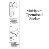 HLS9000 SWD Multipoint Operational Sticker, Right Hand, English, 3.5" x 11"