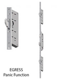 HOPPE KEY OPERATED MULTIPOINT LOCK 1-3/4" BACKSET, DOORS 73.62-85.43" - EGRESS, PANIC FUNCTION