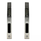 Hoppe Latch &amp; Deadbolt Strike, Key Operated Lock, Left Hand - Stainless Steel