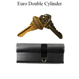 31.5/45.5, CES, 360° Dbl Cylinder, Euro, Satin Chrome