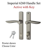 Handleset, Imperial 6260, Active with Key - Choose Color