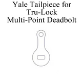 Tru-Lock Tail Piece for Deadbolt / Multipoint Lock Yale