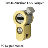 Adapter Insert - Euro Mortise Lock to American Cylinder - 40137