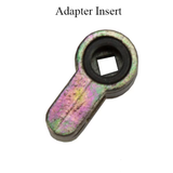 Adapter Insert - Euro to American Lock - Square Hole