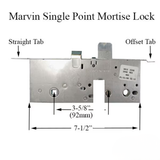 Mortise Lock, Single Point Lock Active 60mm - Marvin, Caradco, Jeldwen Doors