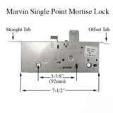 Mortsie Lock Single Point Active 60mm Backset Marvin, Caradco, Jeldwen doors