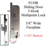 Hoppe FUHR Multipoint Lock 3 Hook Mortise Multipoint Lock For Sliding Doors