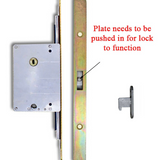 Sentinel Multipoint Sliding Door Lock 3 Hooks - 45 Mm - Stainless Steel - 40214