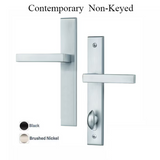 Contemporary Active Non-Keyed Multipoint Lock Door Handle Set