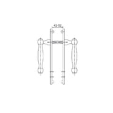 HOPPE ACTIVE 574/374 SLIDING PATIO DOOR L-HANDLE - POLISHED BRASS - BLEMISHED