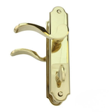 Multipoint Lock Handle Set, 45mm Plate, Active, Keyed with Thumbturn (Lever Above Cylinder)