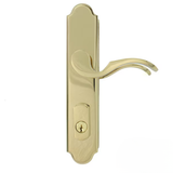 Multipoint Lock Handle Set, 45mm Plate, Active, Keyed with Thumbturn (Lever Above Cylinder)