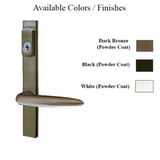 G-U TORINO HANDLE & 30MM PLATE, ZAMAC, ACTIVE, KEY & THUMBTURN (HANDLE BELOW CYLINDER) CHOOSE COLOR