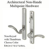 Multipoint Door Handles For Swing Door, Inactive - Non-Keyed With Thumbturn - 404102