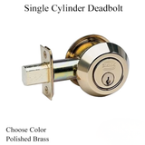 Deadbolt, 2 Inch Backset, Low Profile - 40502