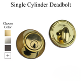 Deadbolt, 2 Inch Backset, Low Profile - 40502