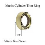 Marks Cylinder Trim Ring for Storm Doors and Security Doors