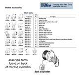 Marks Mortise Cam For #5 Marks Lock Cylinders